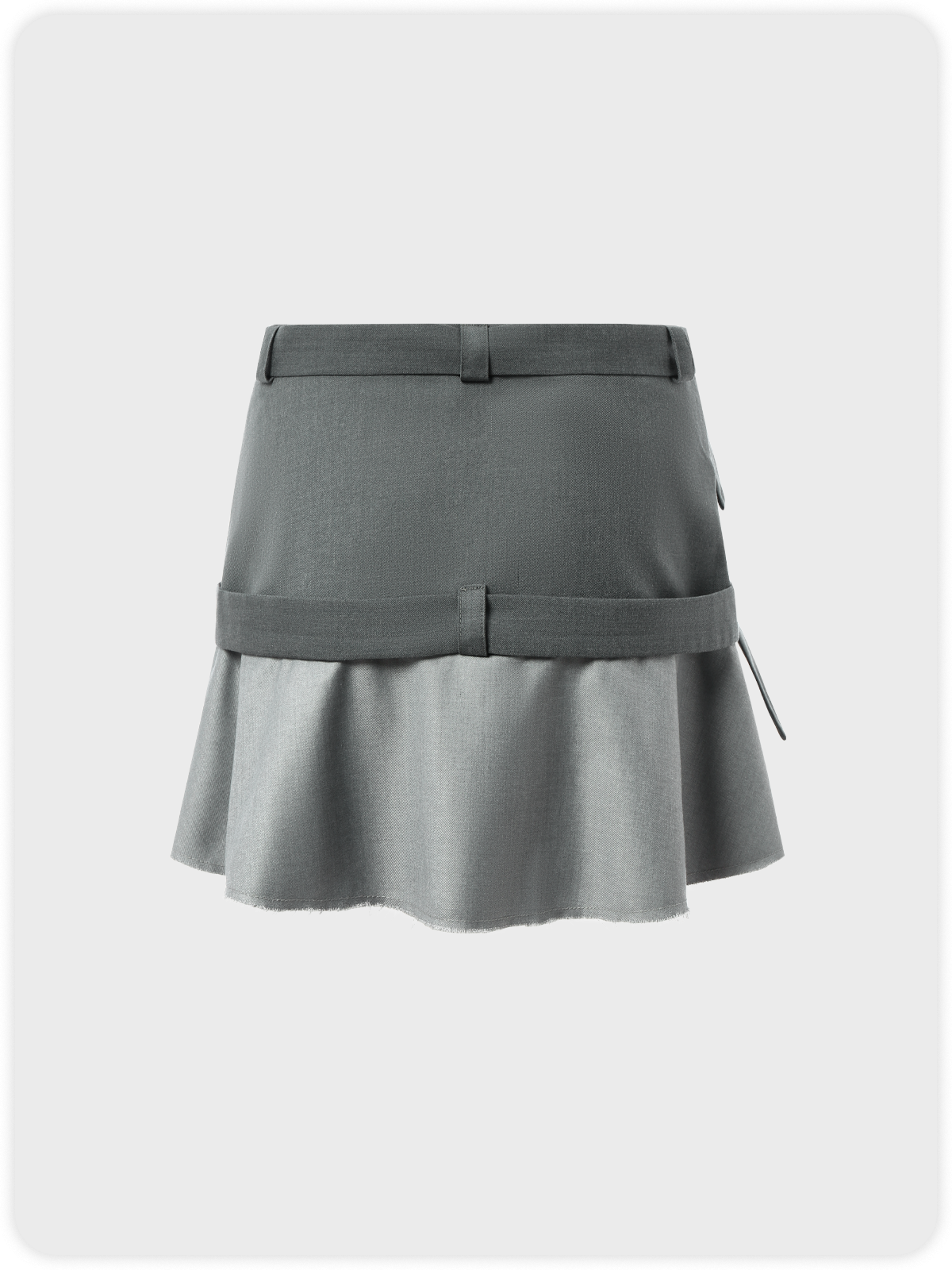 Street Gray Bottom Skirt