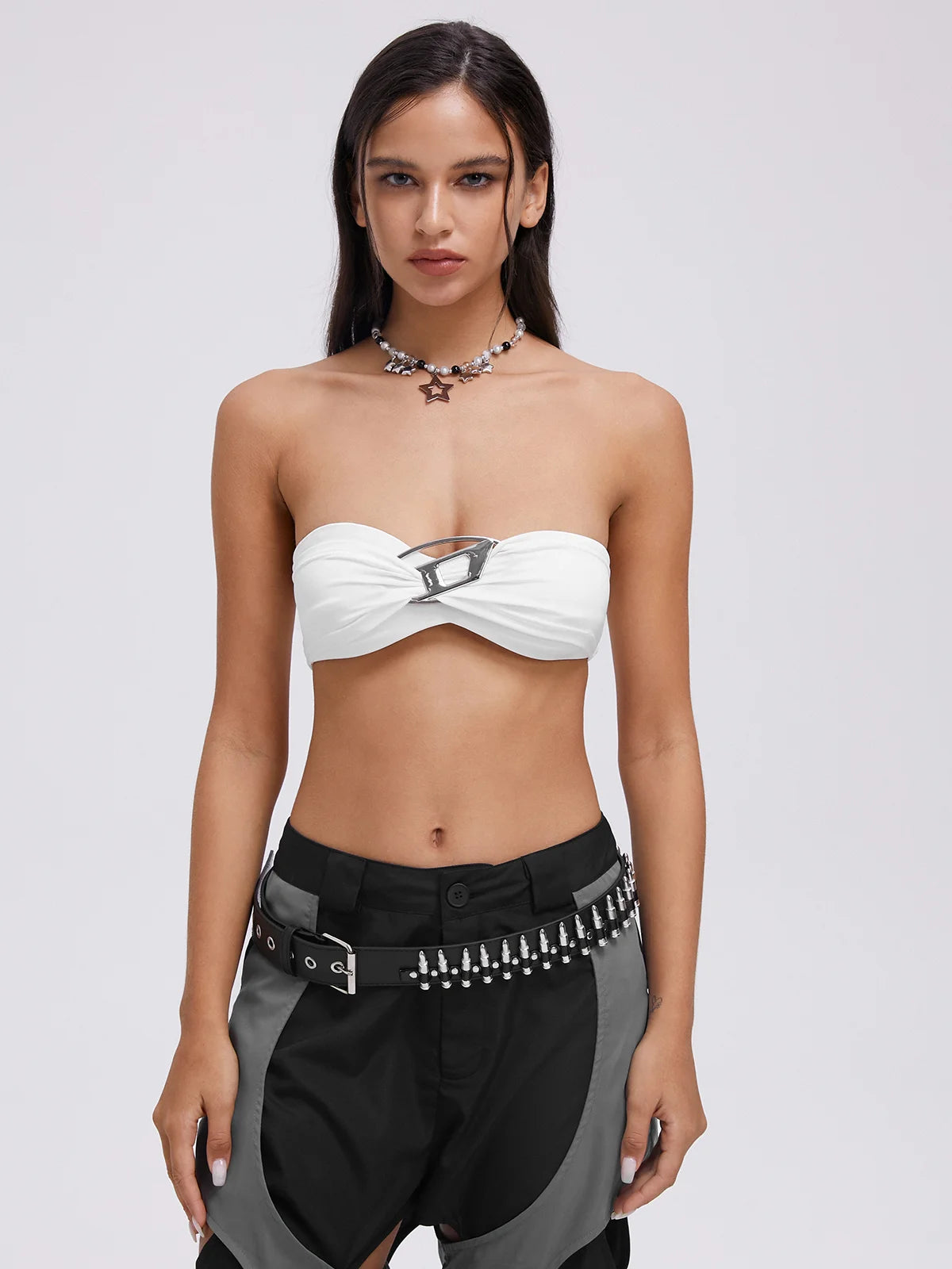 Strapless Plain Tube Top