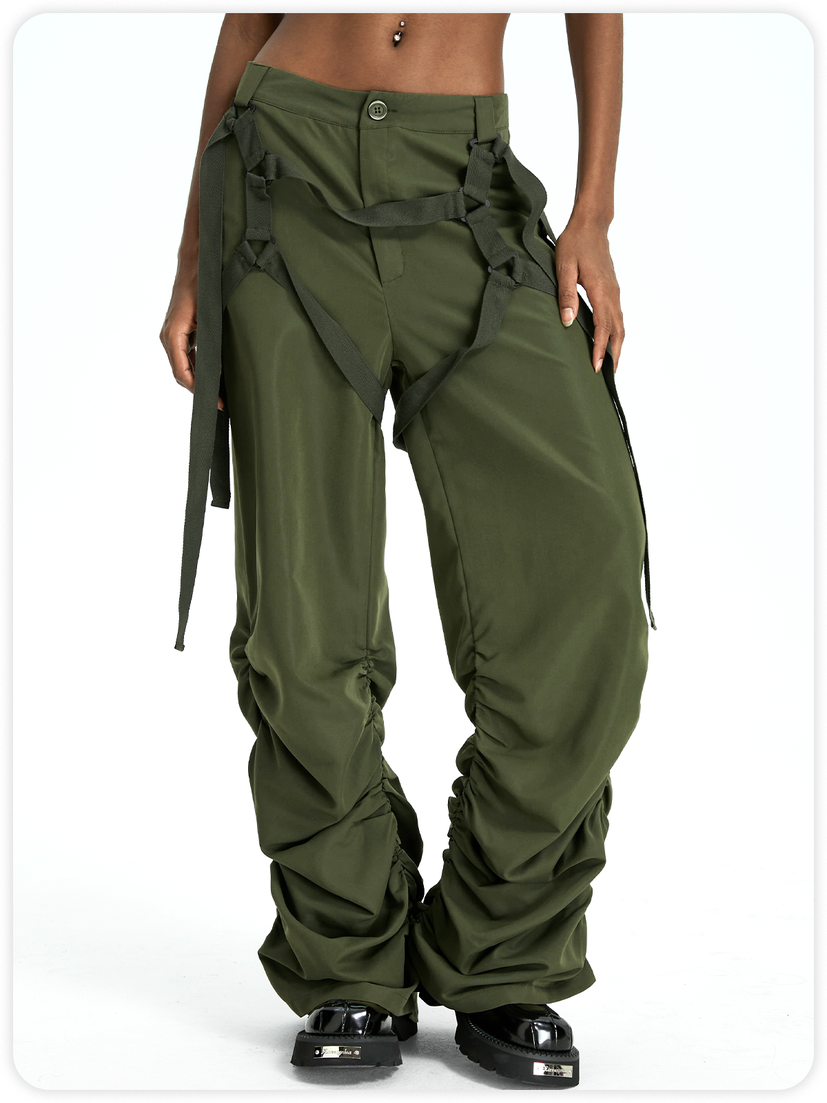 Street Army Green Bottom Pants