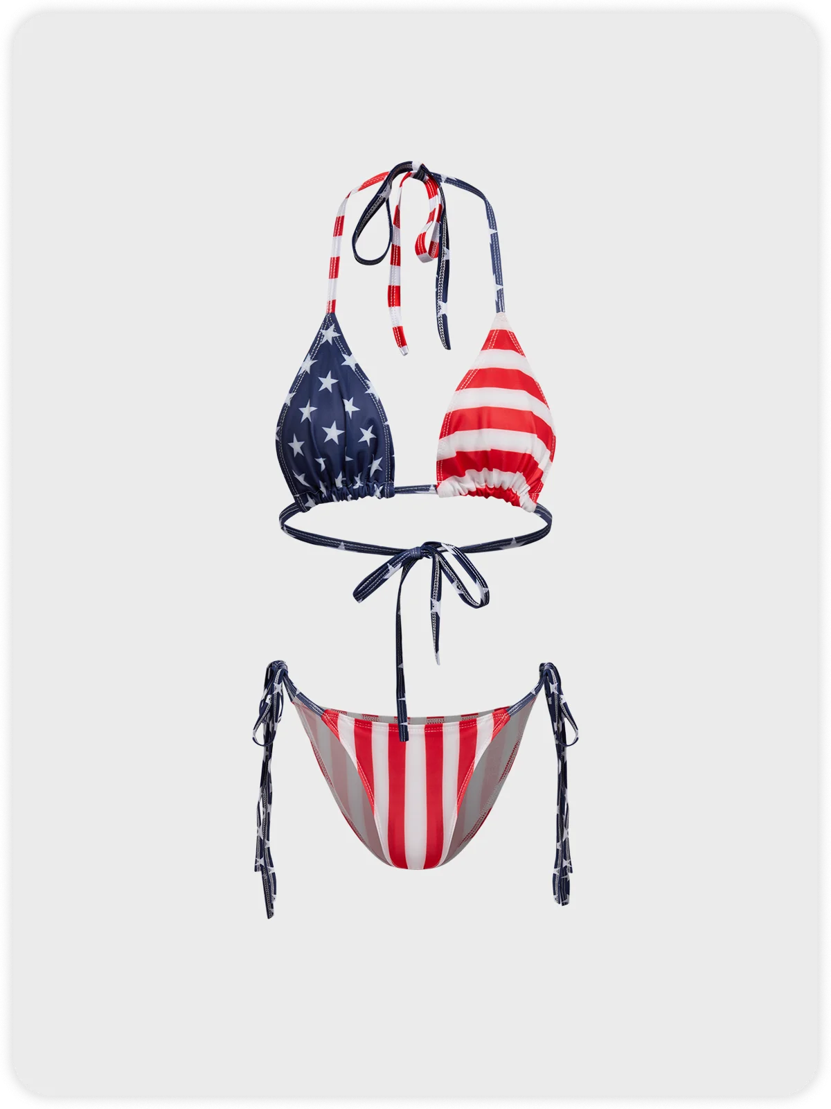 Jersey America Flag Bikini Set