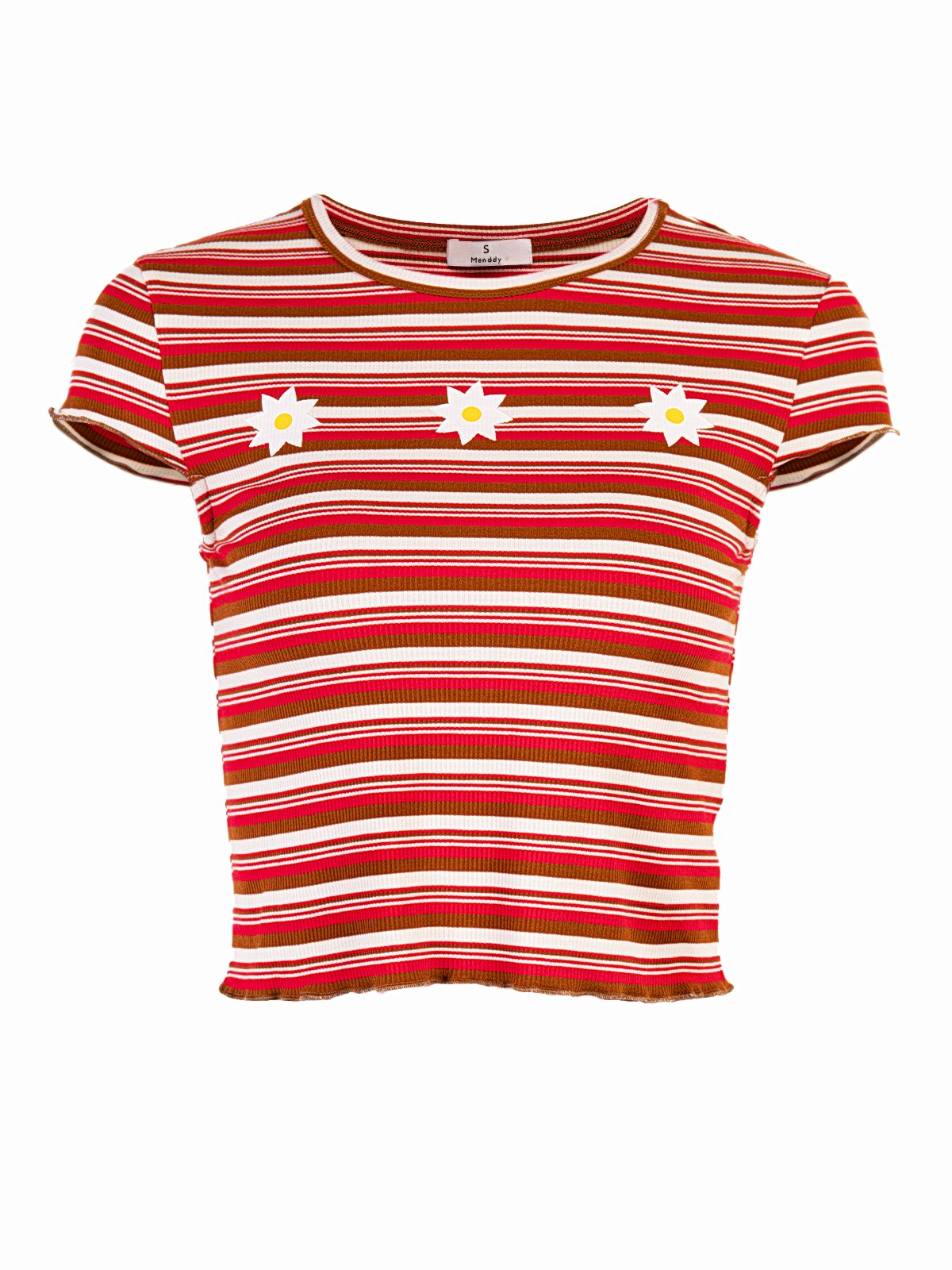 Casual Multicolor Top T-Shirt