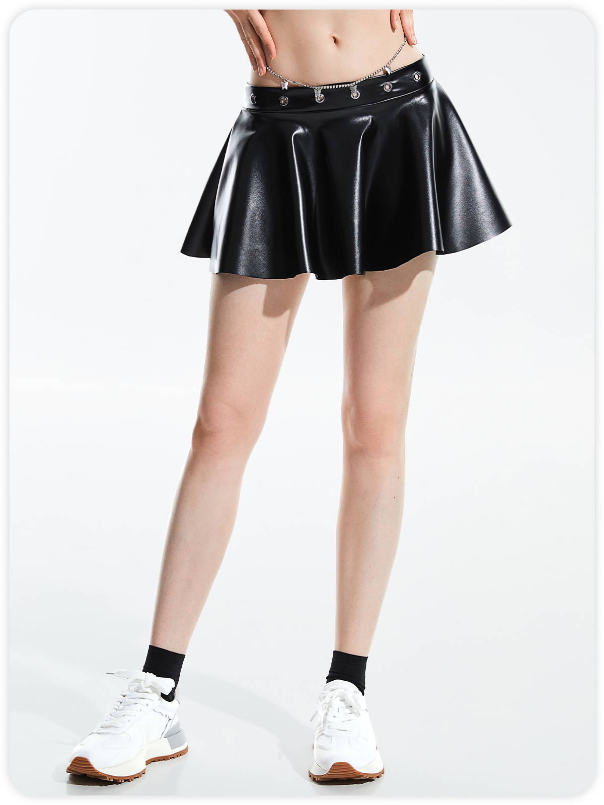 Y2K Black Bottom Skirt