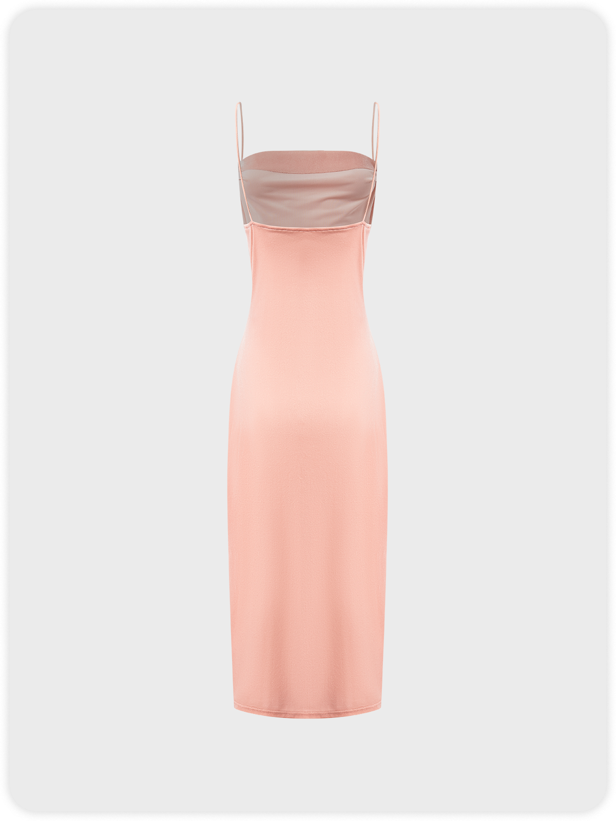 Y2K Pink Drape Sagging Split Dress Midi Dress