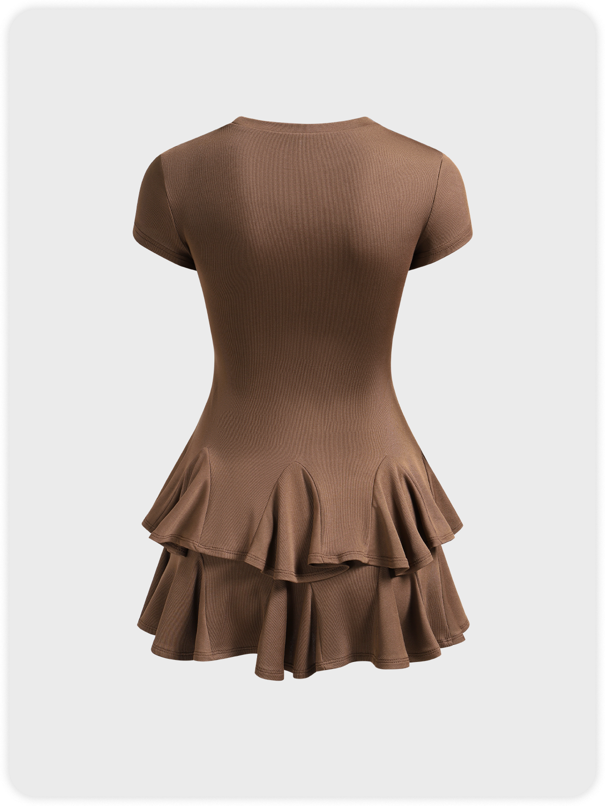 Y2k Brown Dress Mini Dress