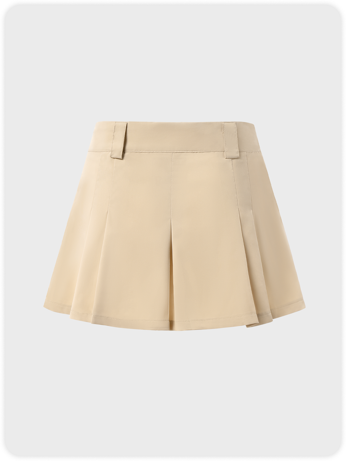 Y2K Casual Khaki Bottom Skirt