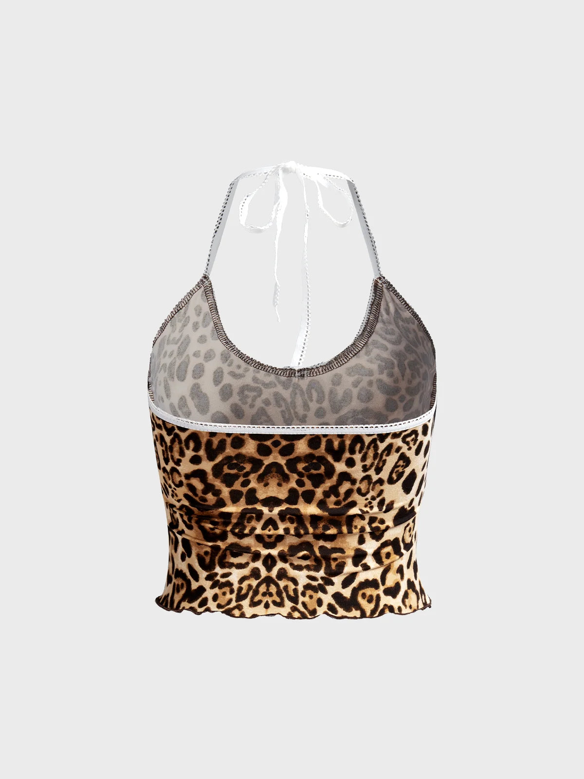 Halter Animal Print Cami