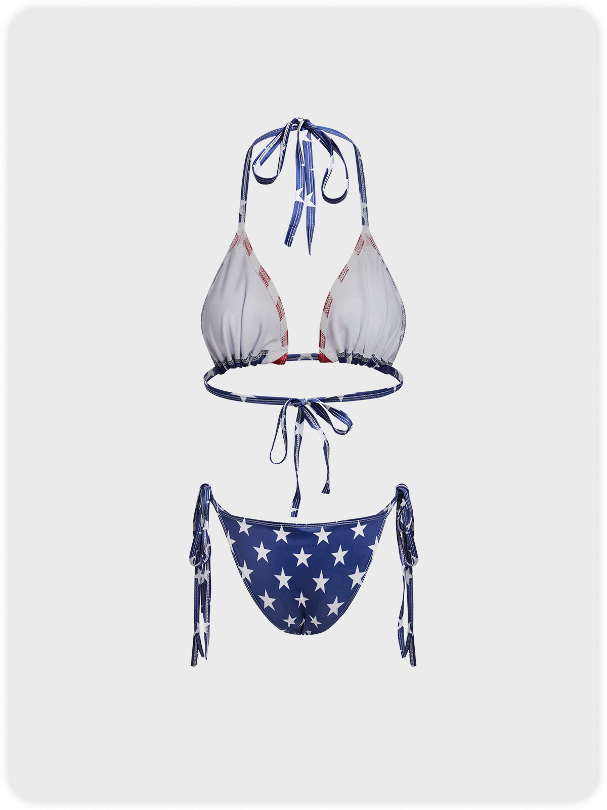 Jersey America Flag Bikini Set