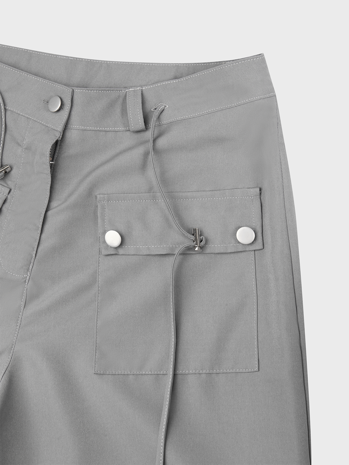 Plain Pocket Cargo Pants