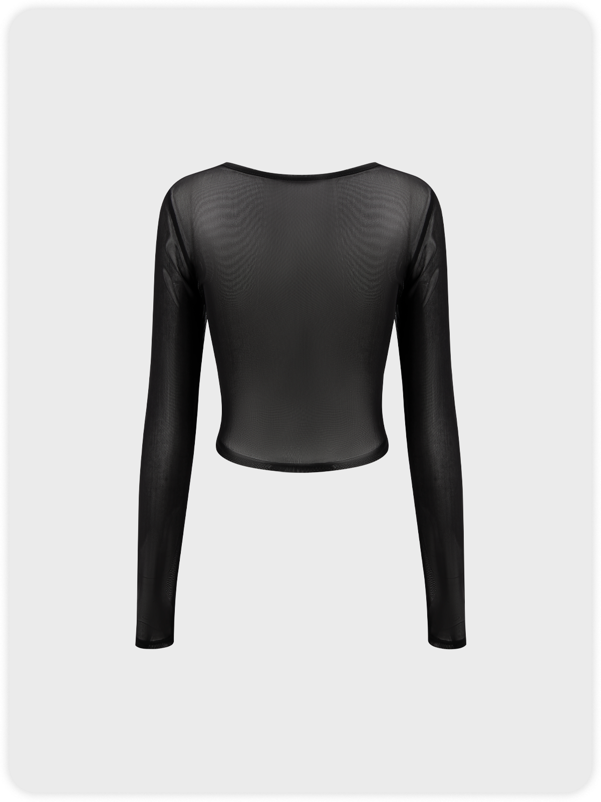 Street Black Mesh Hotfix Rhinestone Top Women Top