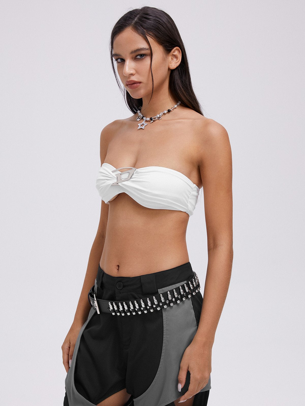 Strapless Plain Tube Top