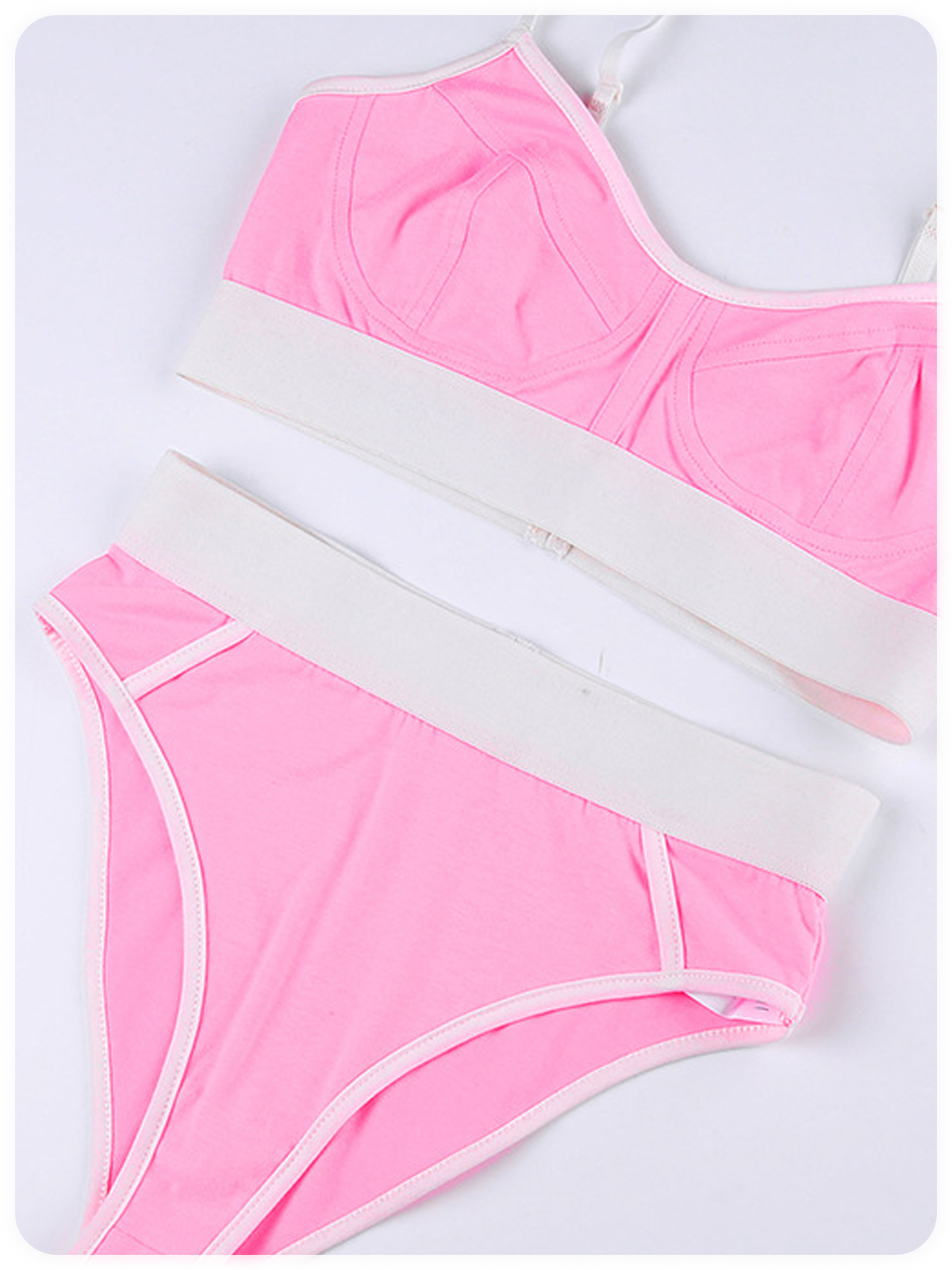 Color Block Bikini Set