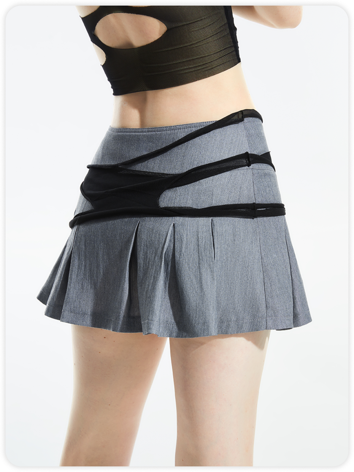 Y2K Gray Bottom Skirt