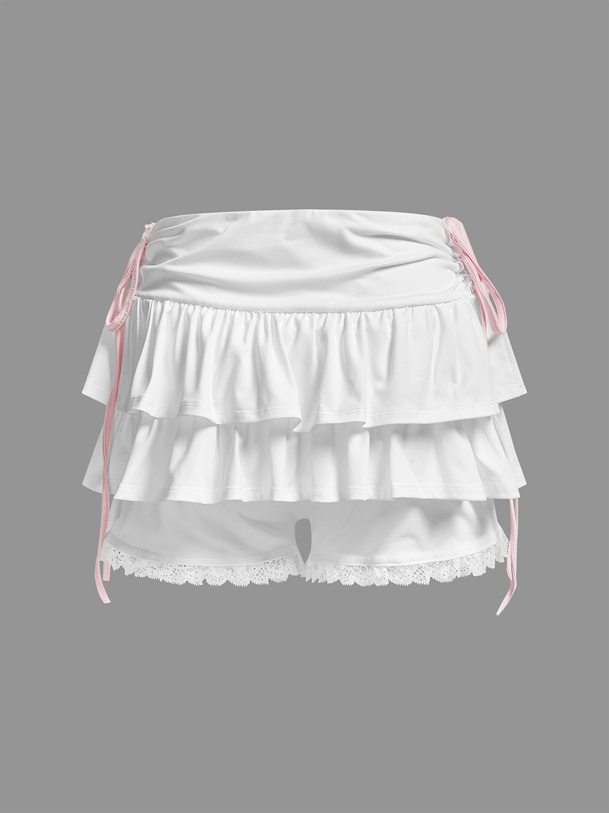 Drawstring Plain Shorts