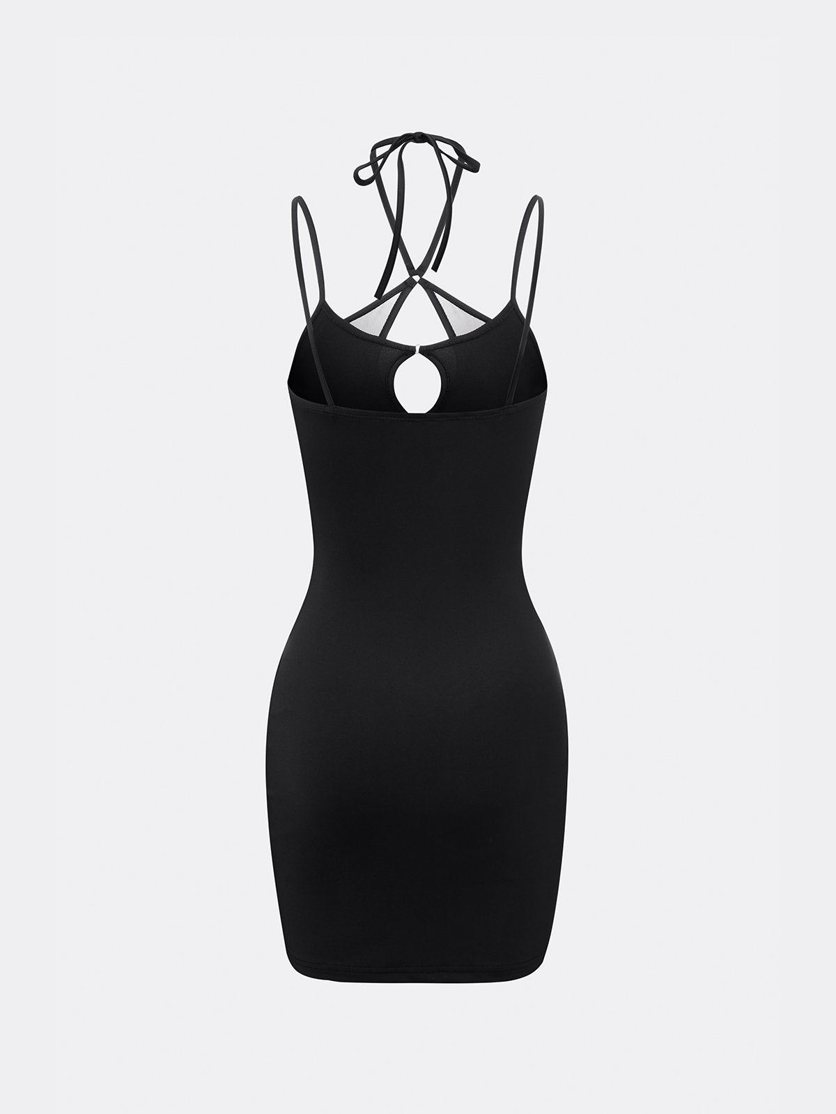 Fashion Black Dress Mini Dress