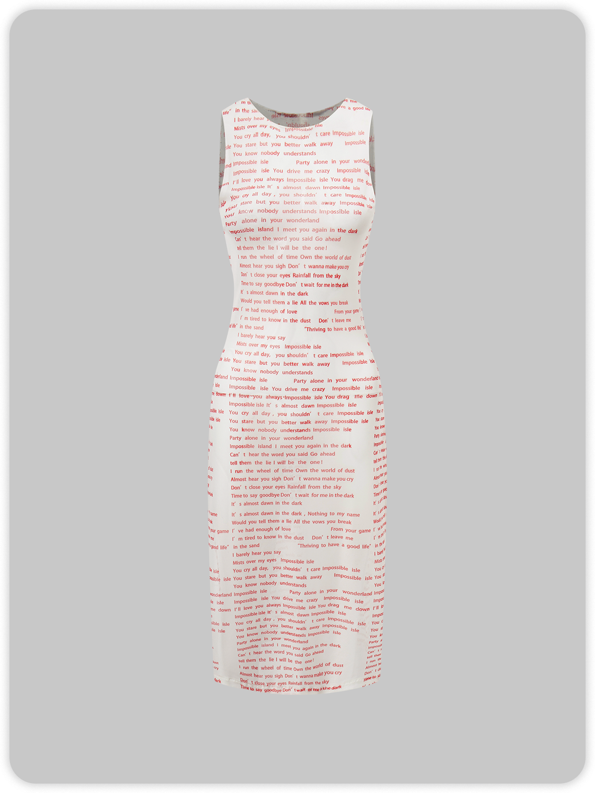 Street Apricot Letter Dress Midi Dress