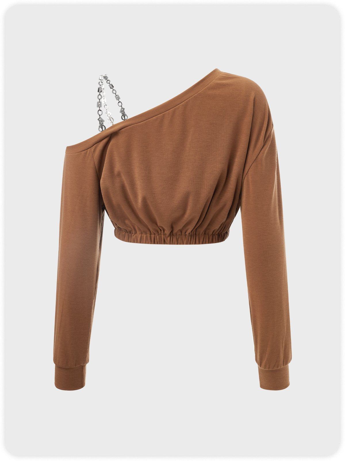 Brown Top Hoodie & Sweatshirt