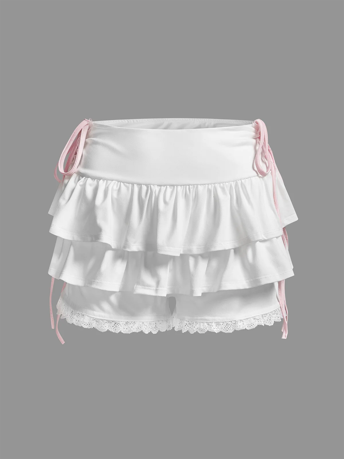 Drawstring Plain Shorts