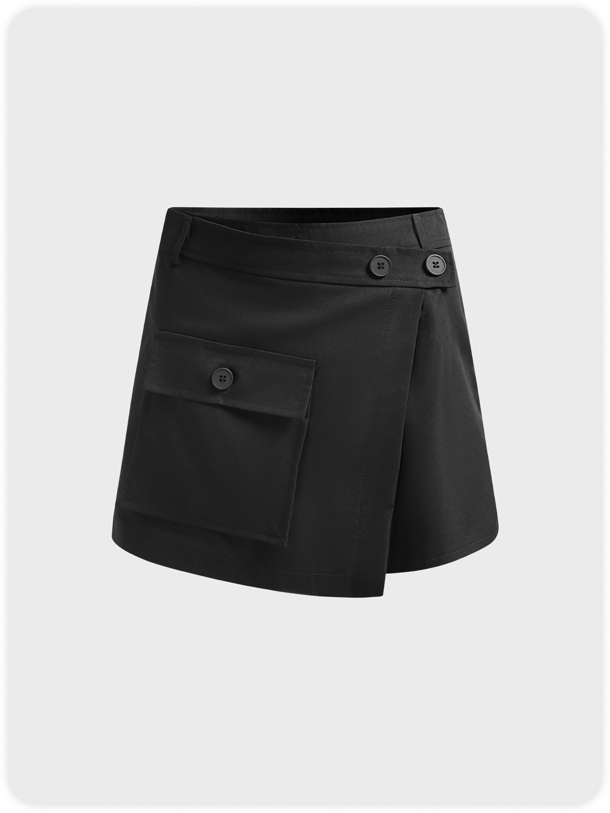 Street Black Bottom Shorts