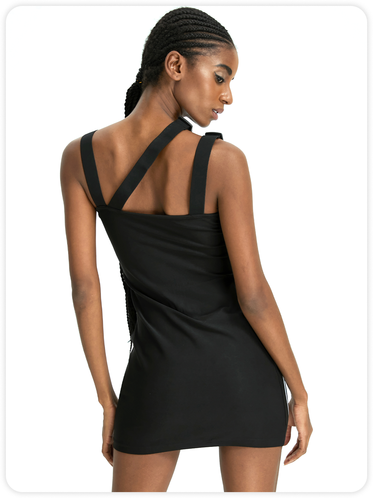 Street Black Dress Mini Dress