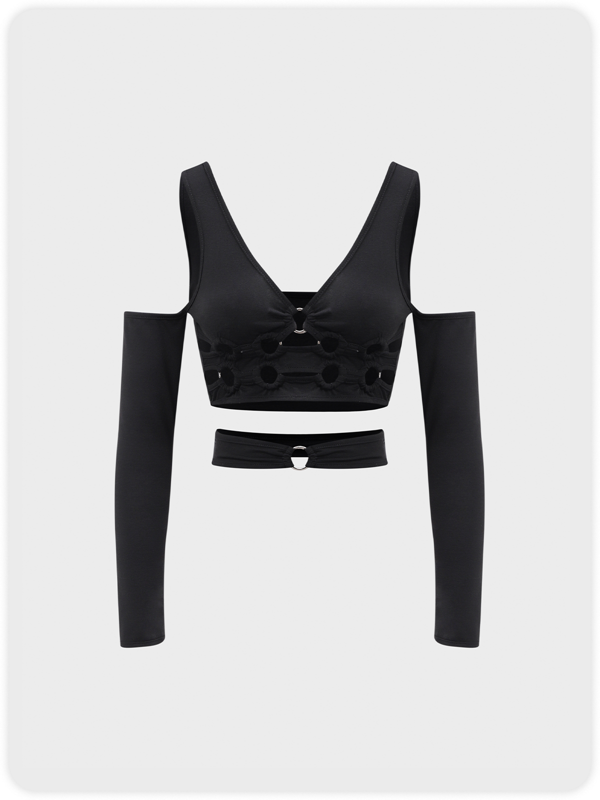 Street Black Top Women Top