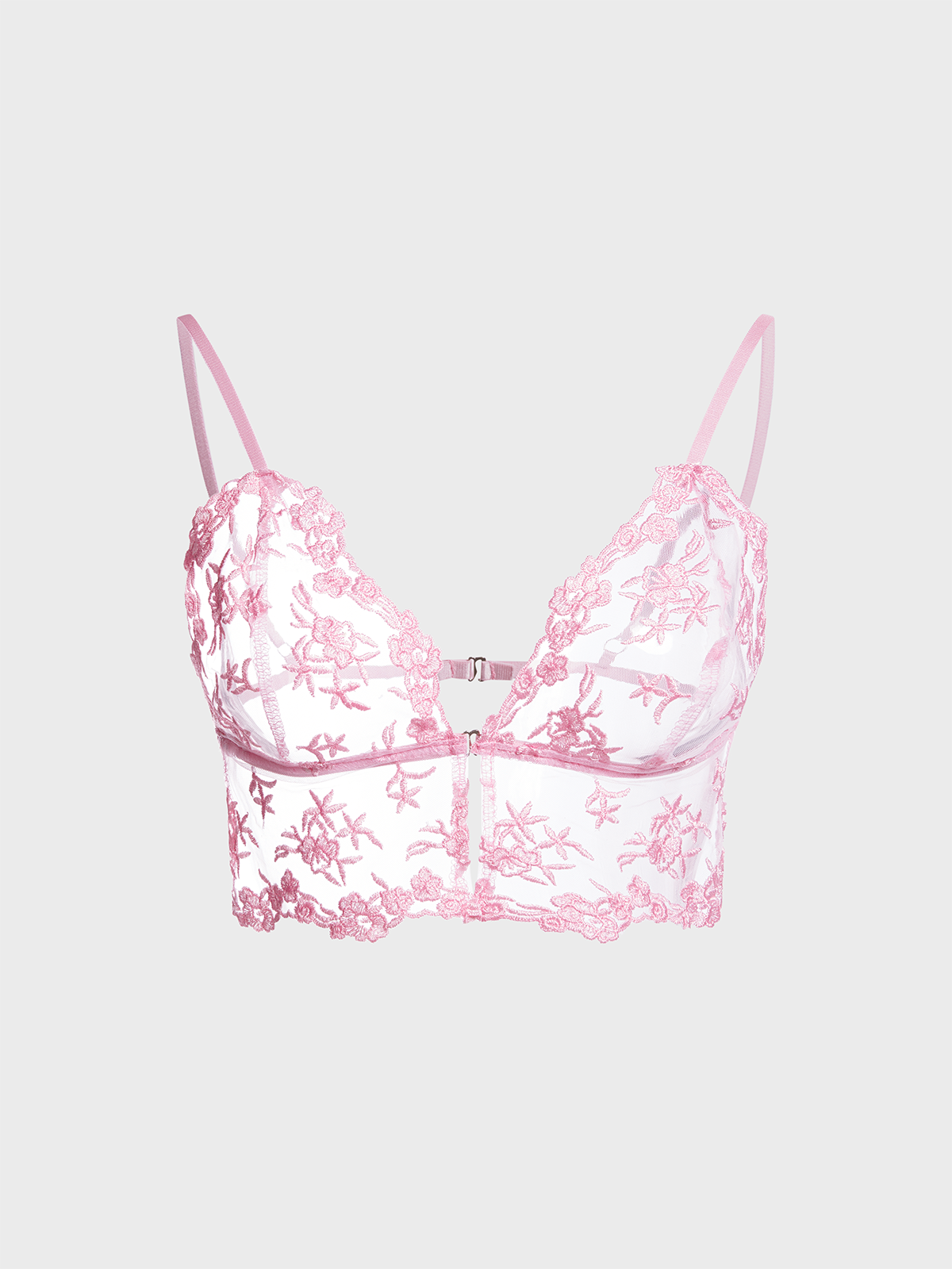 Lace Floral Bikini Set