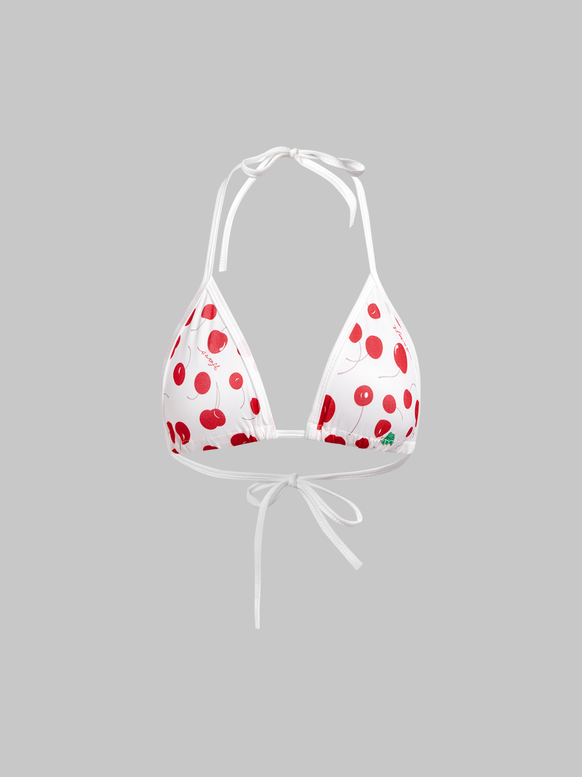 Cherry Halter Bikini Set