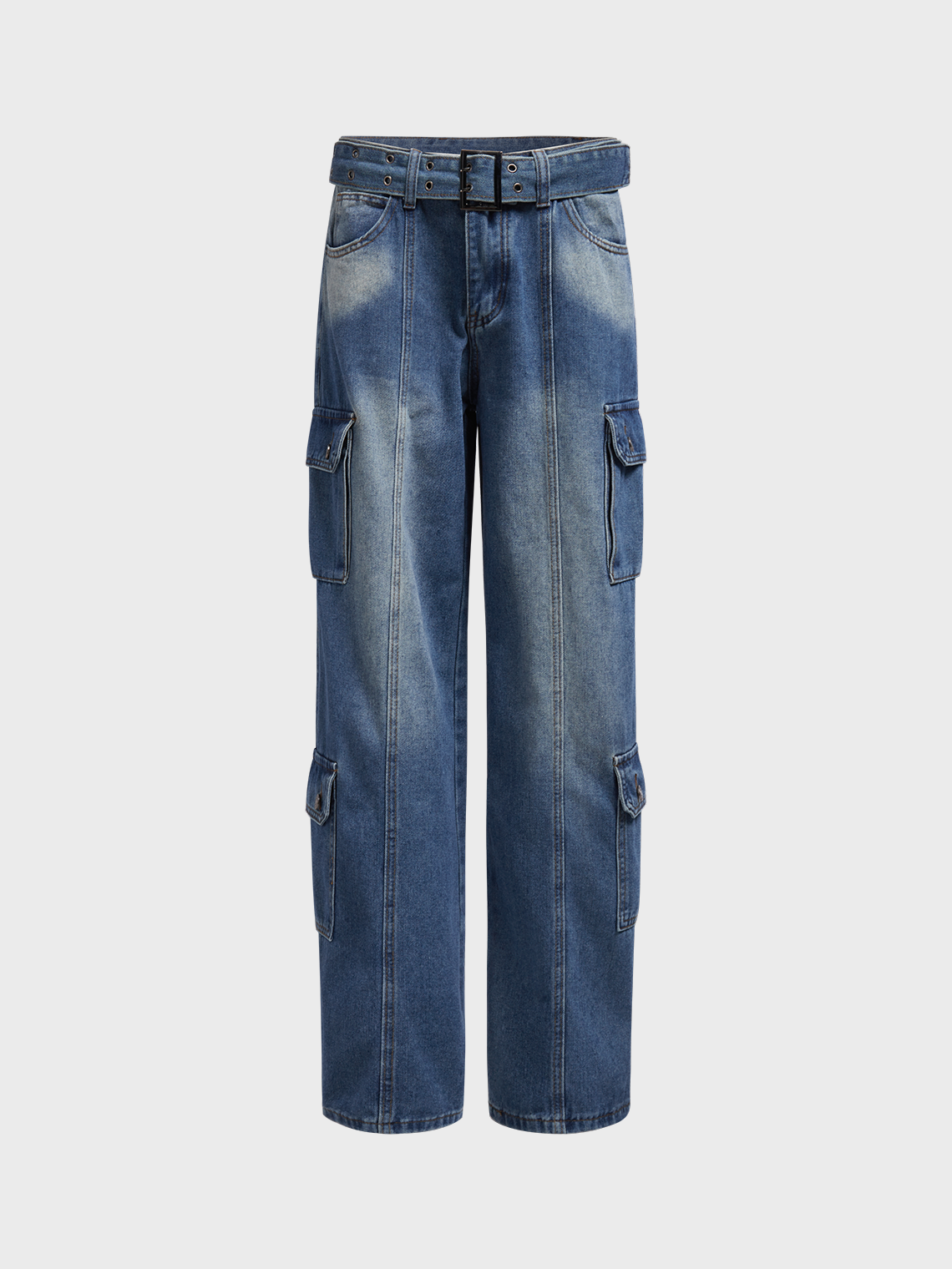 Denim Plain Pocket Jeans