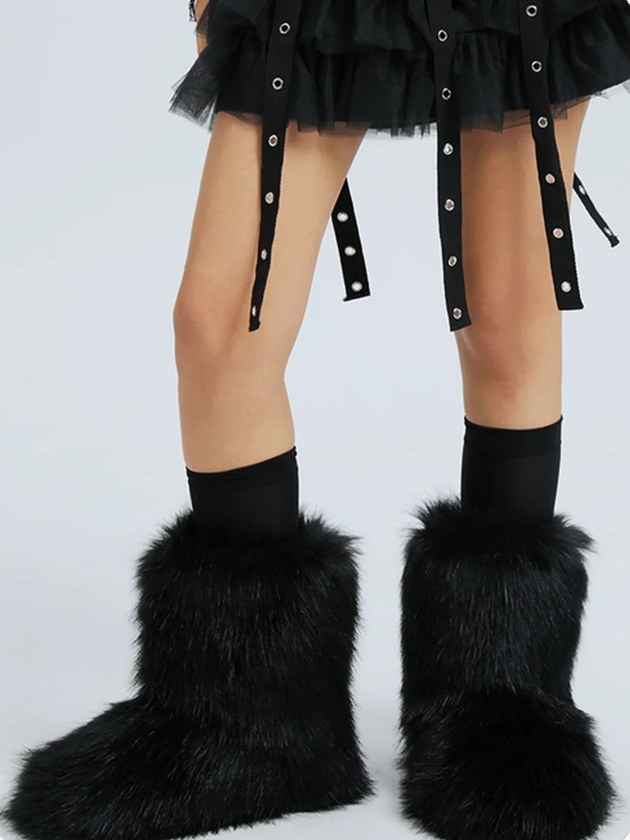 Winter Faux Fur Edgy Cotton-Padded Boots