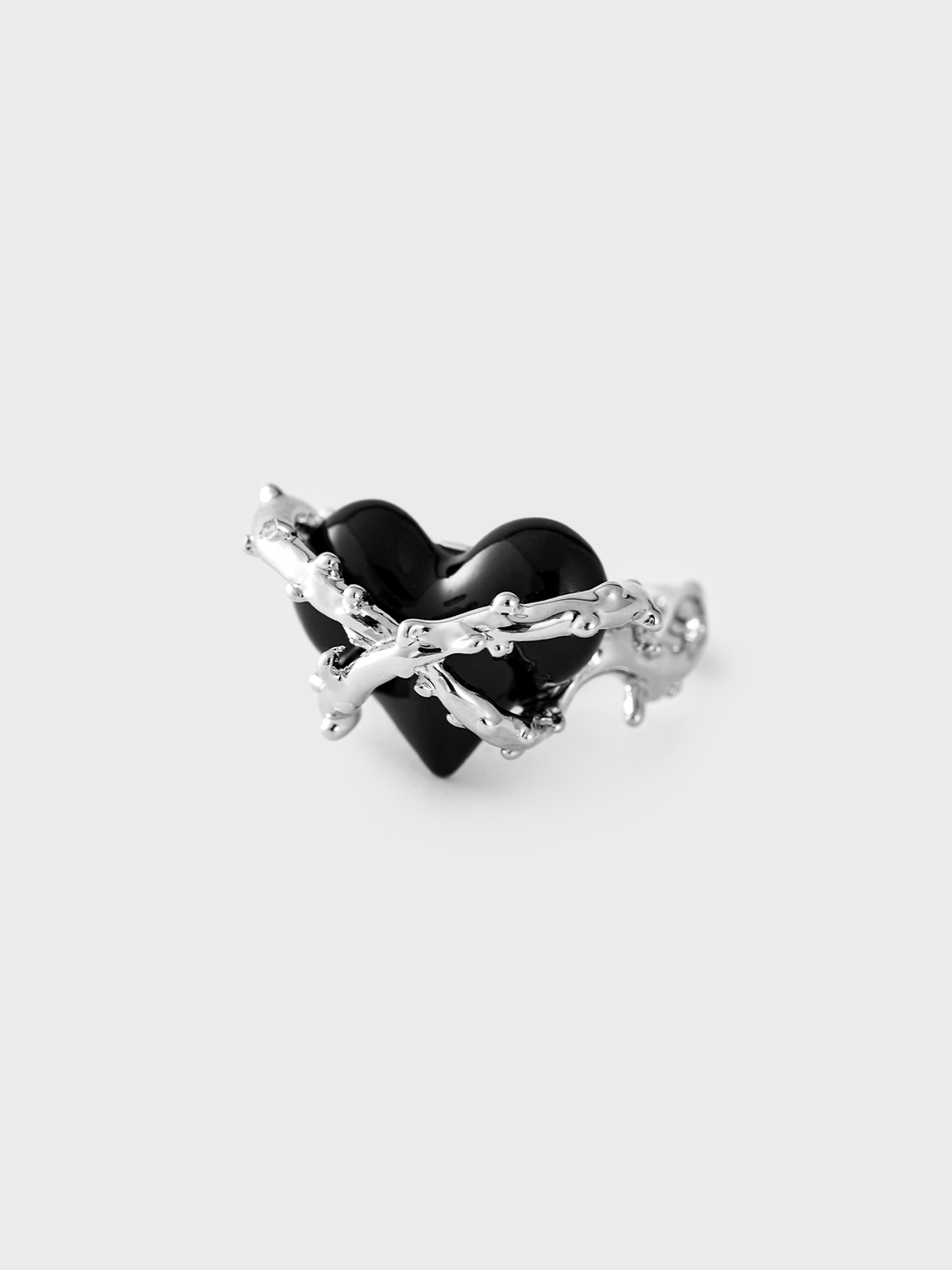 Punk Black Accessory Rings