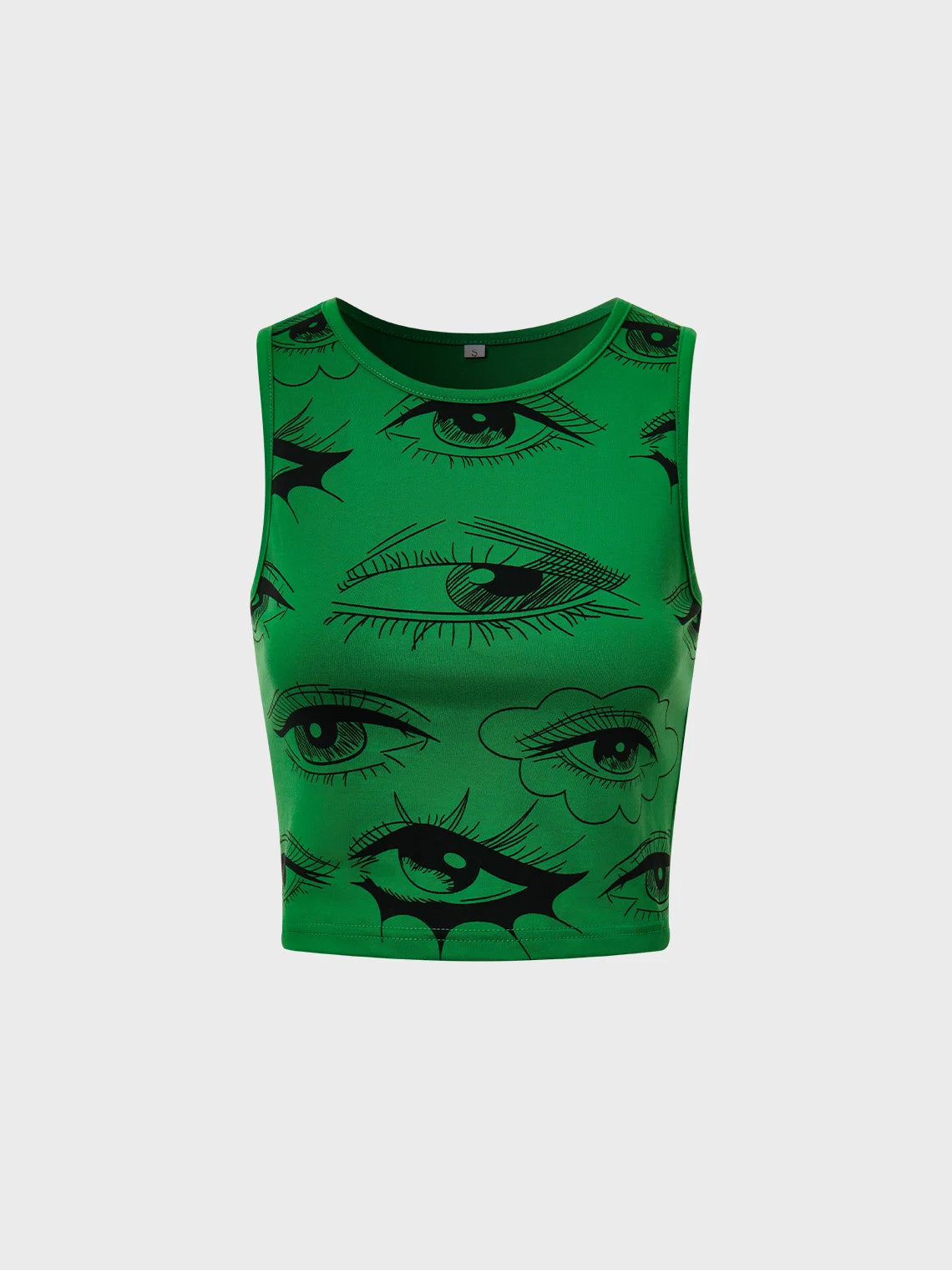 Y2K Green Eyes Top Tank Top & Cami