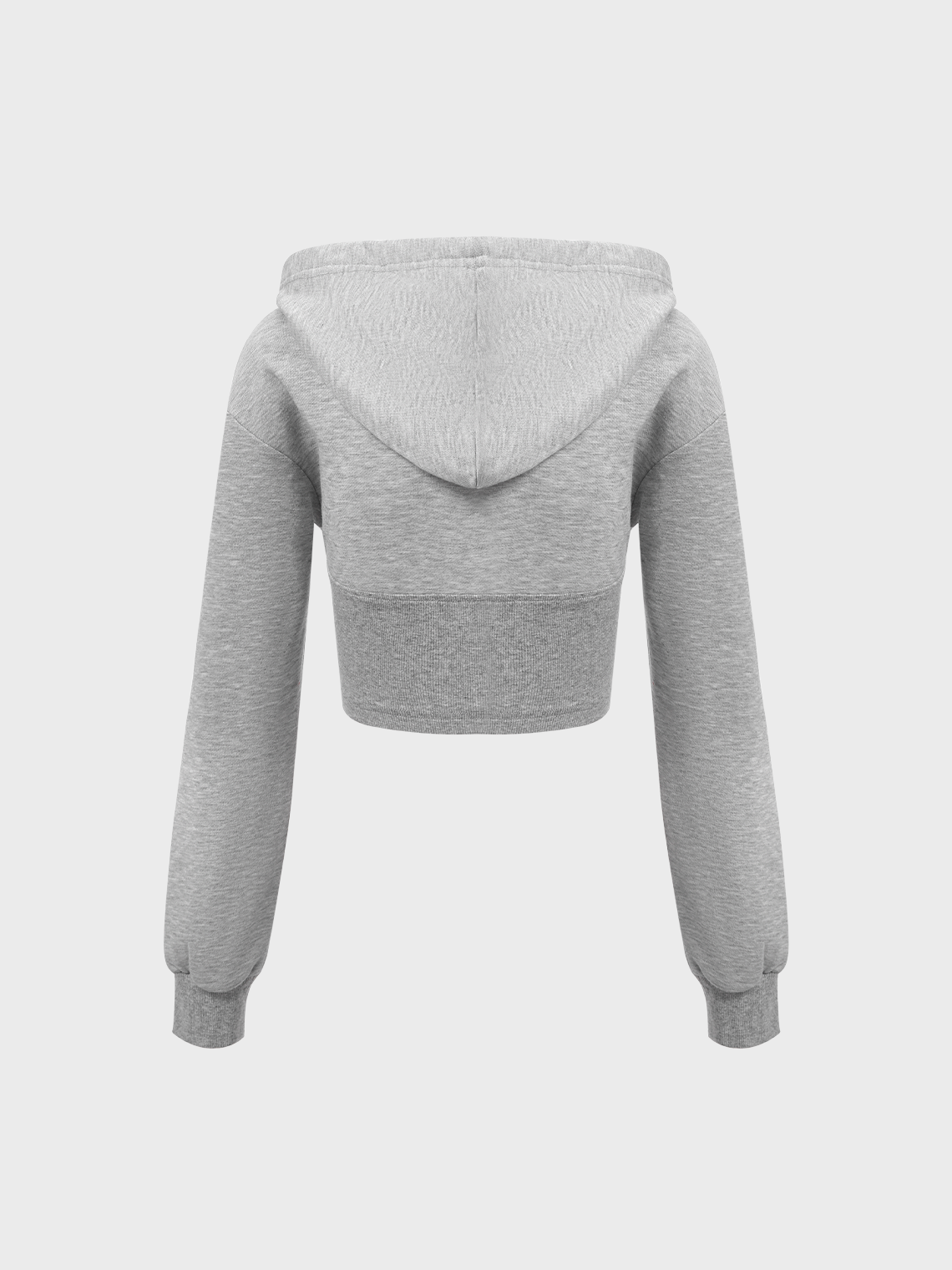 Y2K Casual Gray Top Hoodie & Sweatshirt