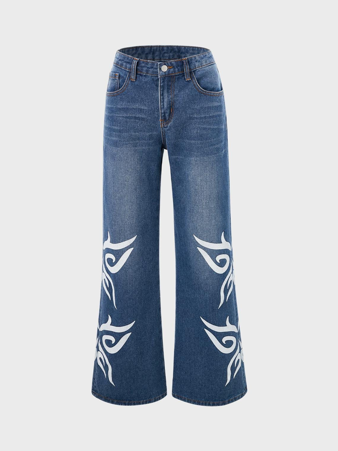 Casual Blue Bottom Jeans