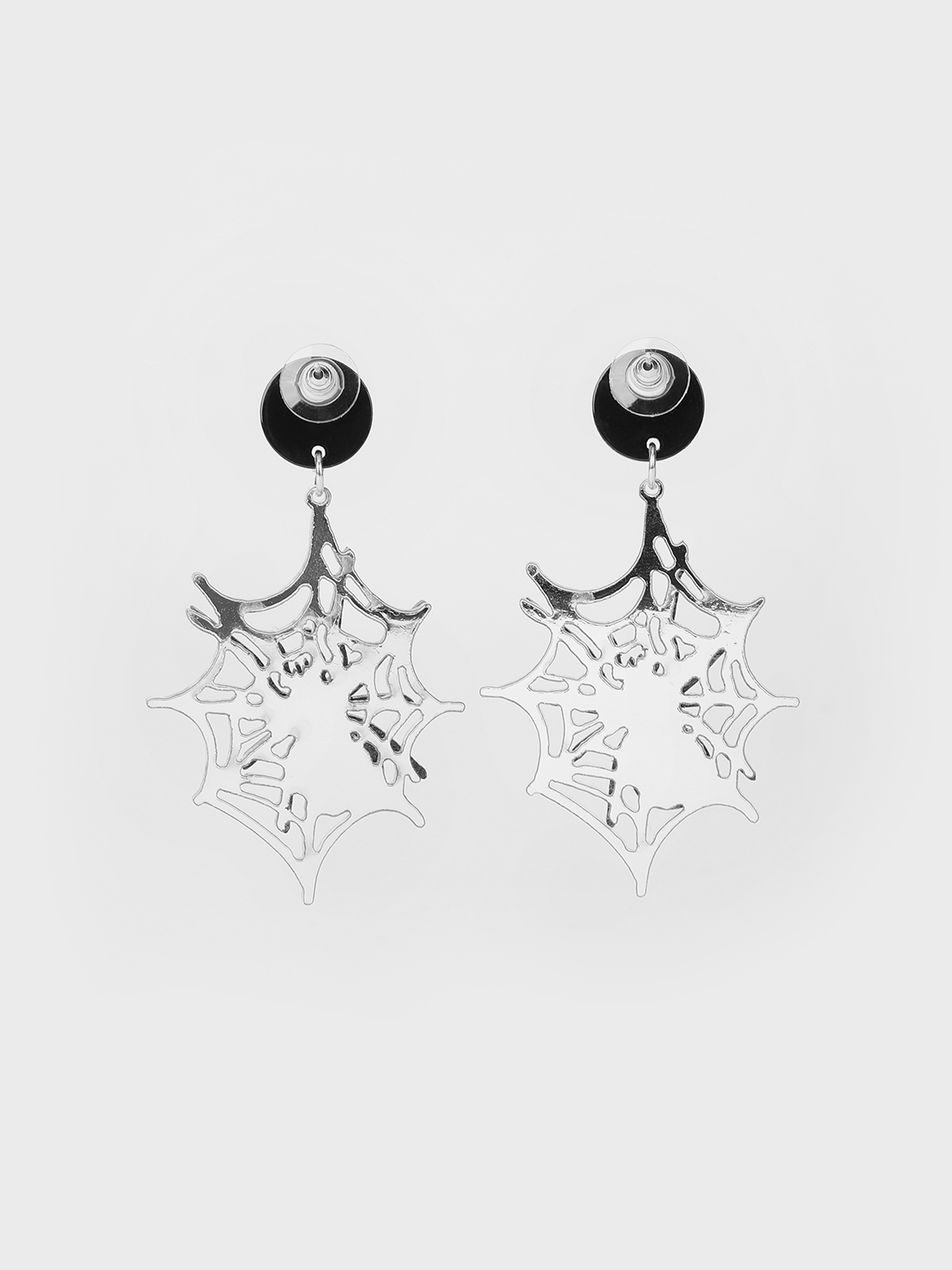 Metal Spider Pattern Earrings