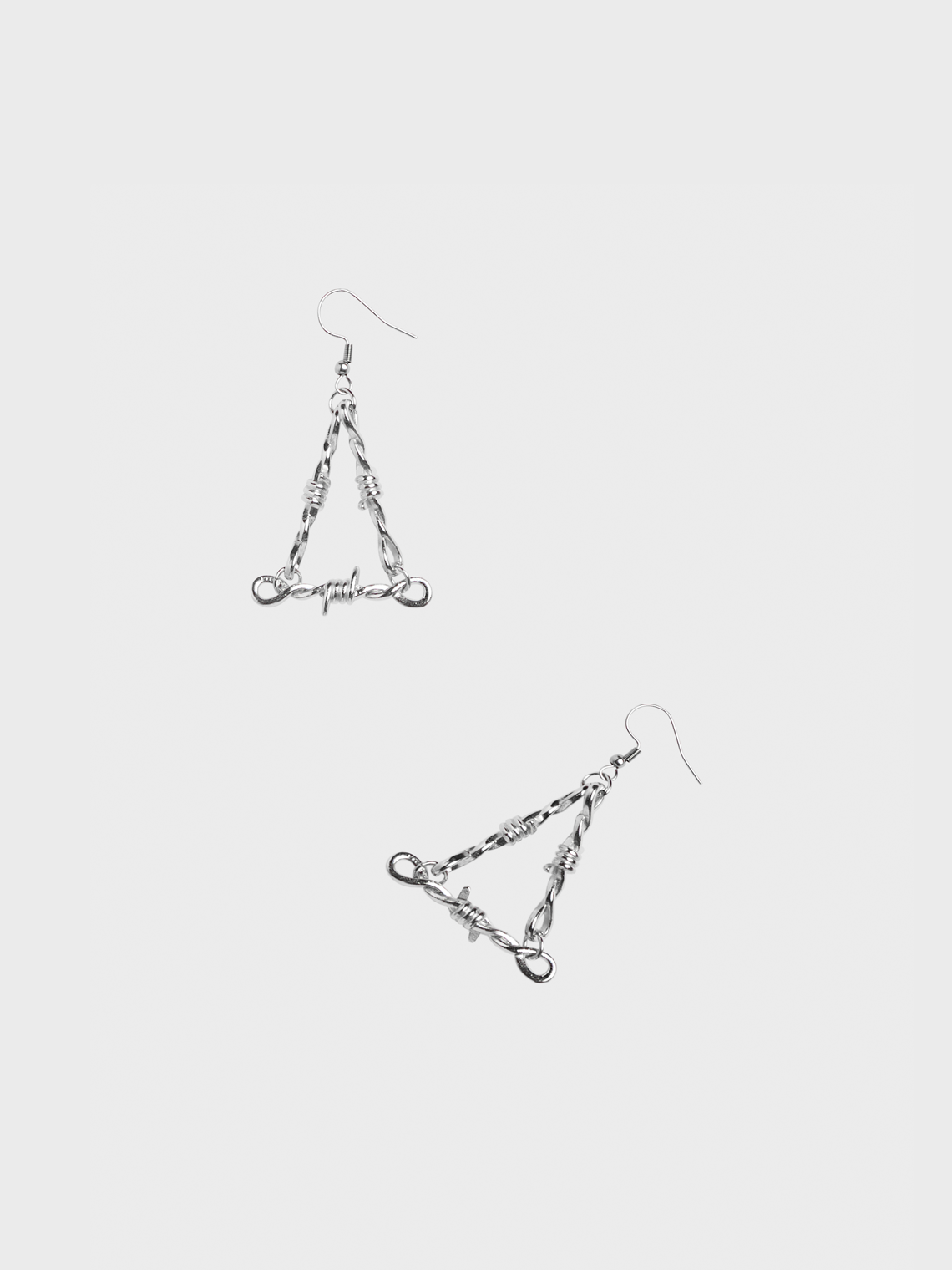 Punk Silver Accessory Earrings