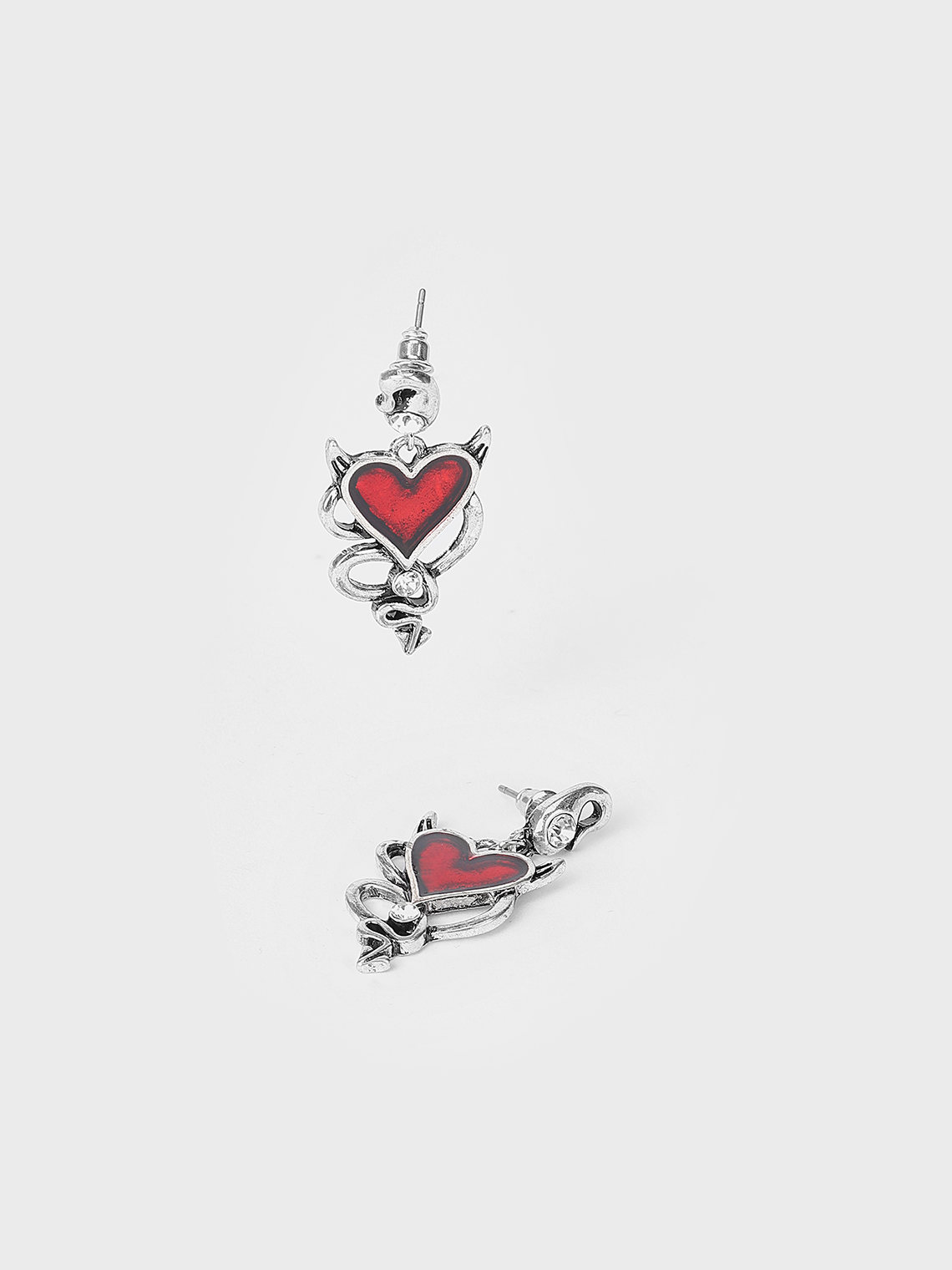 Metal Heart/Cordate Earrings