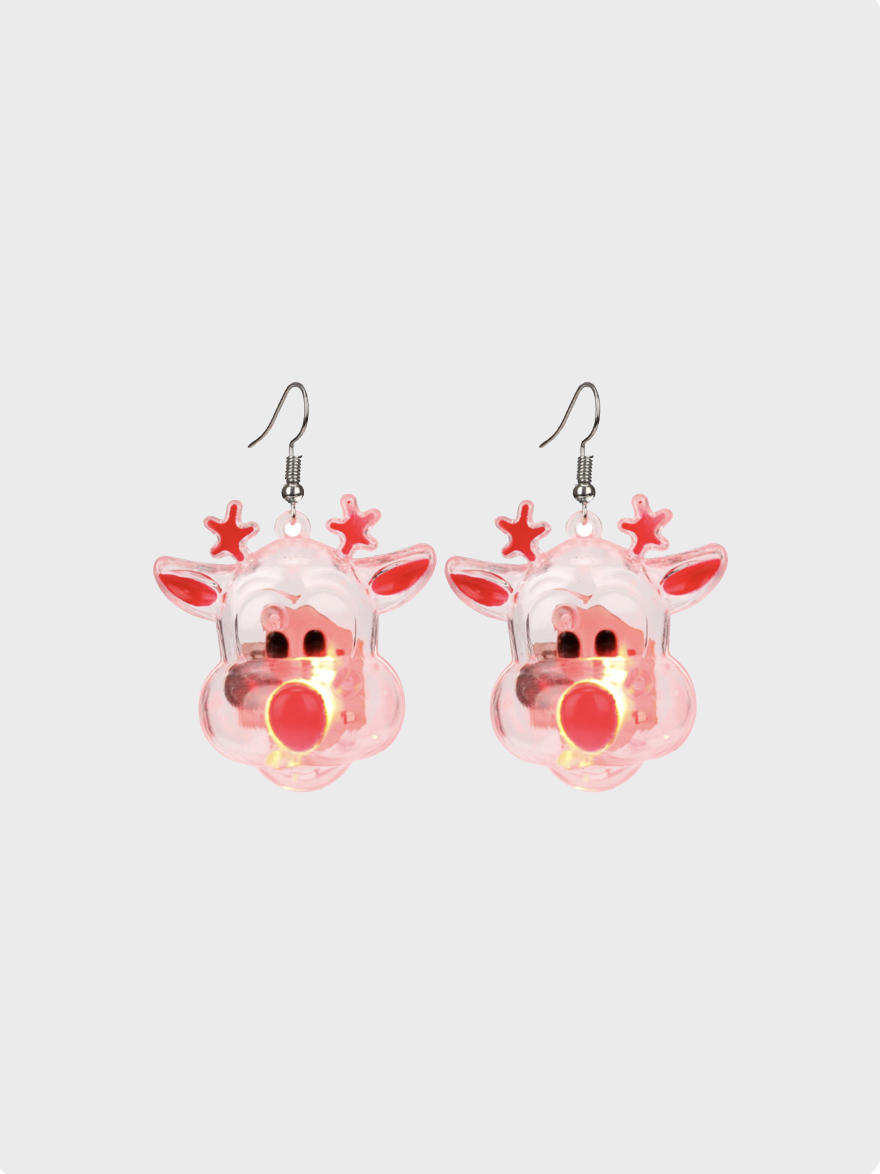 Metal Christmas Earrings