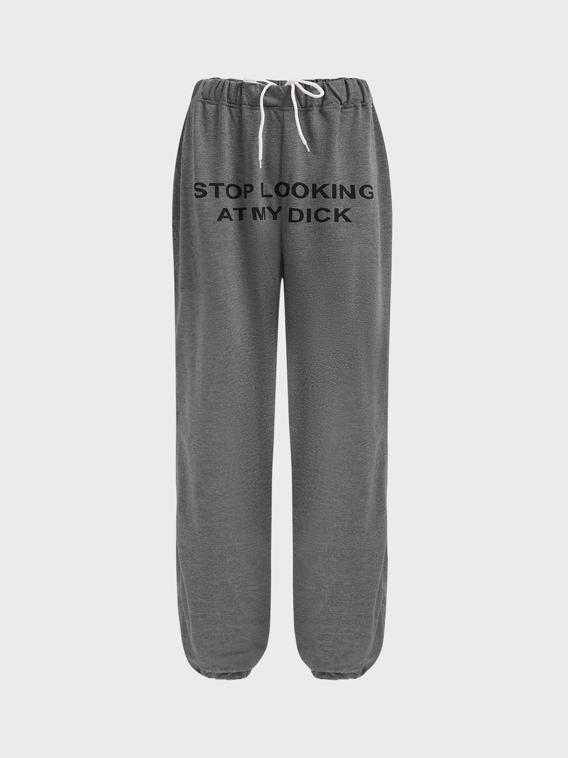 Graphic Text Letters Harem Sweatshirt Pants