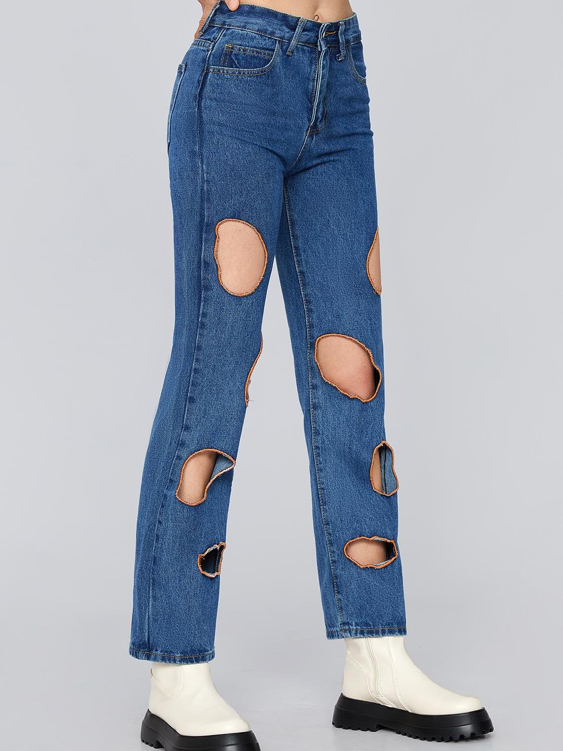 Casual Blue Bottom Jeans