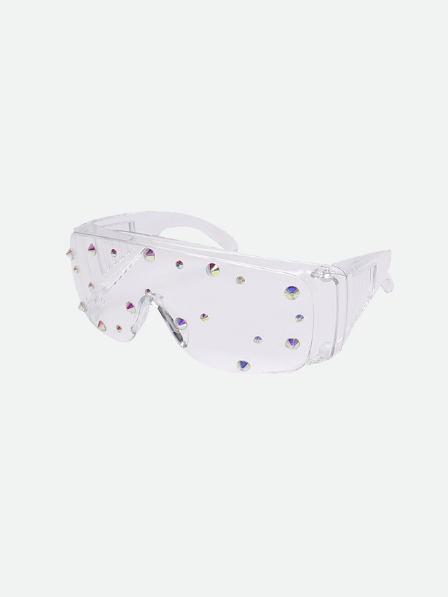 Rhinestone Wrap Design Fashion Glasses