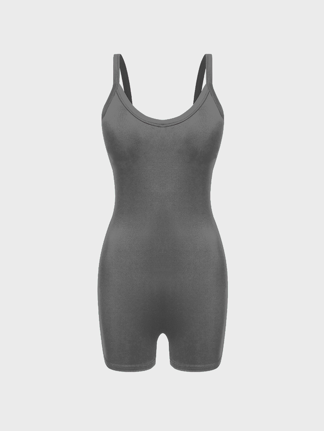 Activewear Plain Street Tight Romper