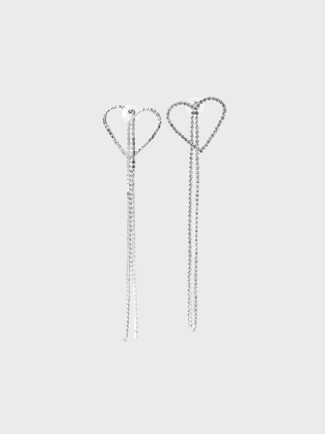 Y2K Silver Accessory Earrings