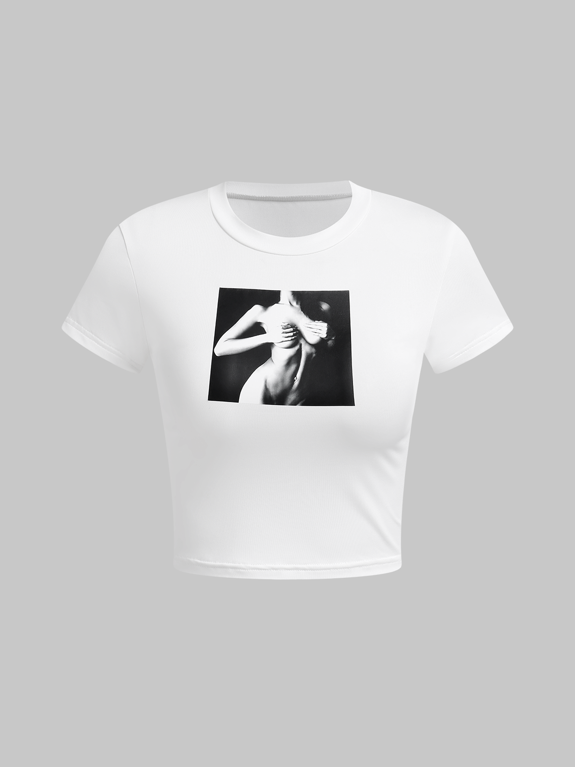 Y2k White Top T-Shirt