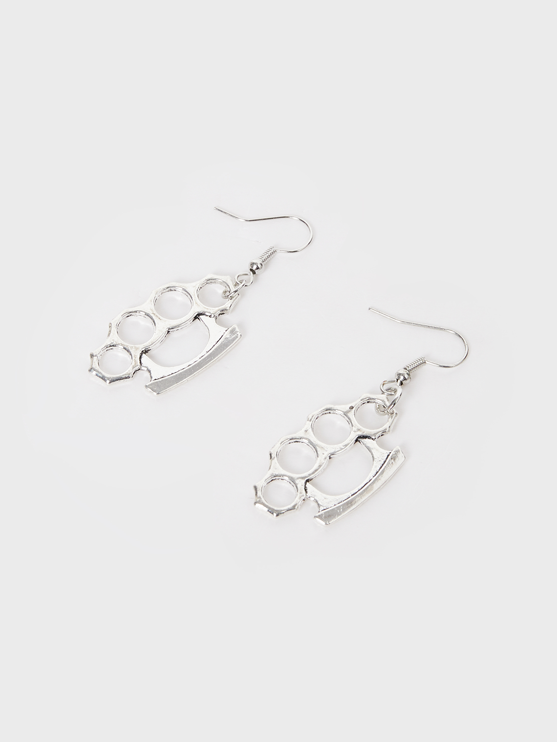 Punk Silver Accessory Earrings