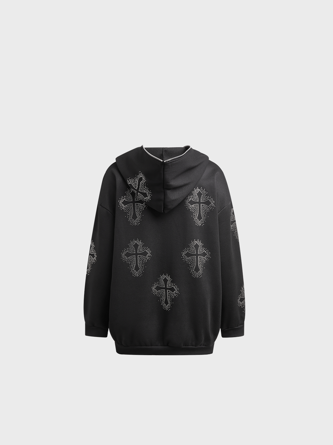 Cross Abstract Long Sleeve Hoodie