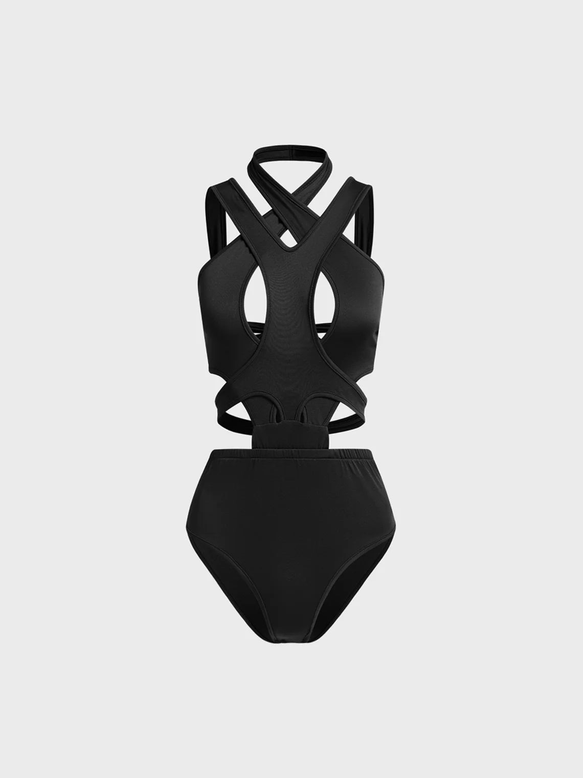 Street Black Cut out Bodysuit