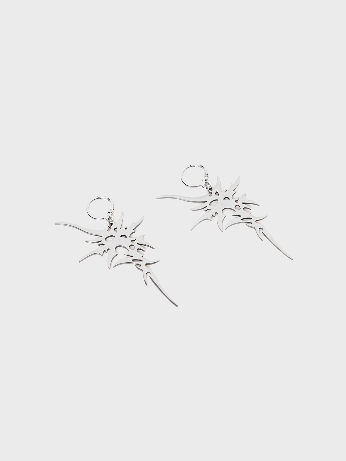 Y2K Silver Accessory Earrings