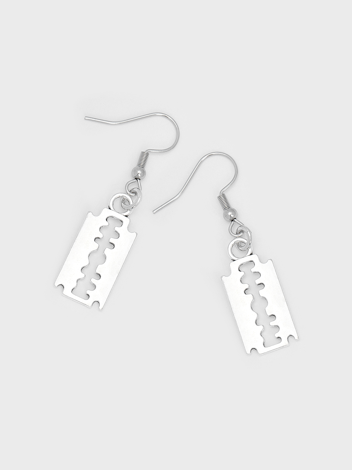 Punk dark series blade earrings