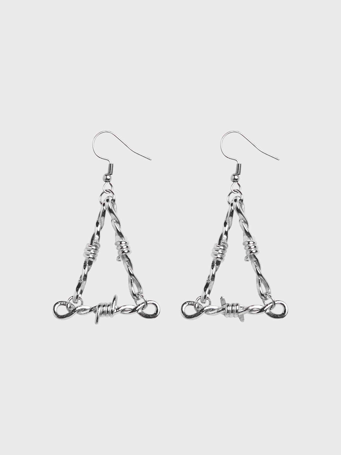 Punk Silver Accessory Earrings