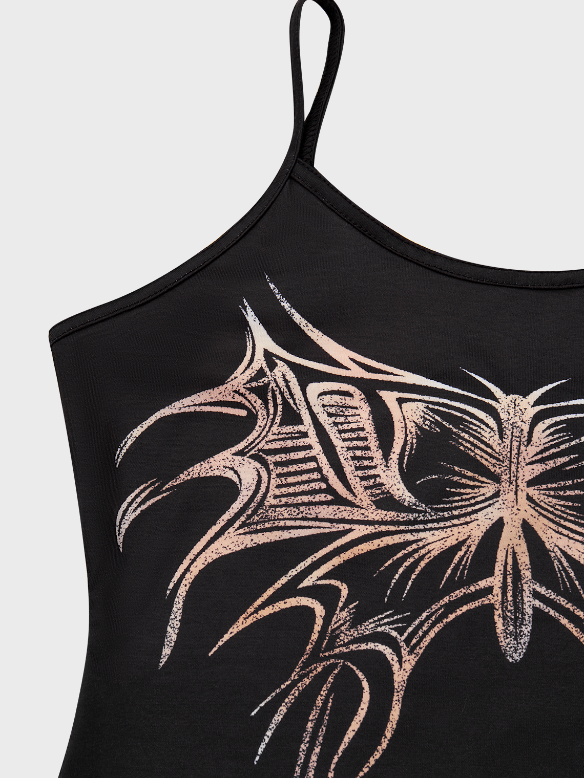 Y2K Black Butterfly Painting Top Tank Top & Cami