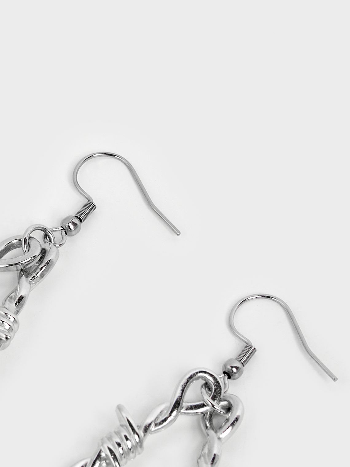 Punk Silver Accessory Earrings